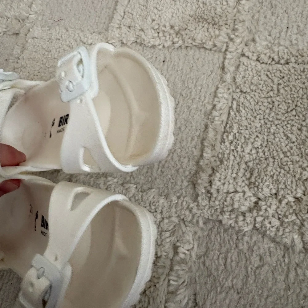 Kids Birkenstocks White Shoes